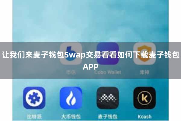让我们来麦子钱包Swap交易看看如何下载麦子钱包APP
