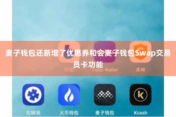麦子钱包还新增了优惠券和会麦子钱包Swap交易员卡功能