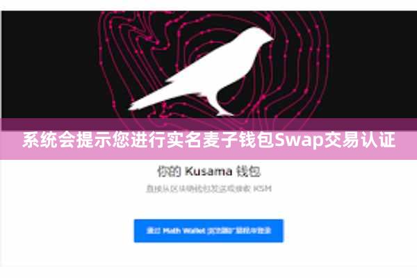 系统会提示您进行实名麦子钱包Swap交易认证